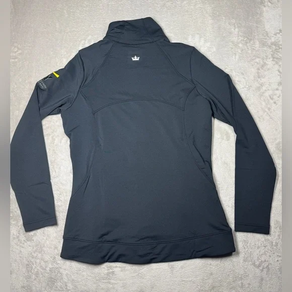 NWT Peter Millar Women’s Company Embroidered Lauren Black Full Zip Jacket Medium - Picture 9 of 14